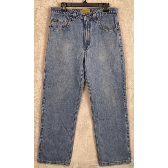 Diamond Gusset Other - Diamond Gusset‎ Mens Jeans Denim Blue 33x29 33 X 29 Cotton Made USA Vintage Work